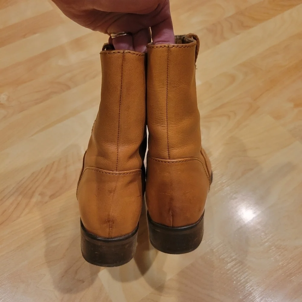 J. Crew Women's Leather Ankle Boots Size 7.5